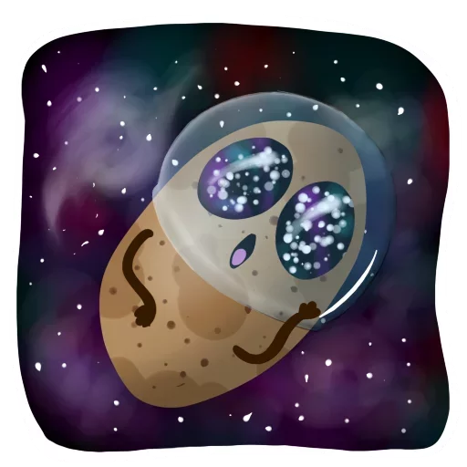 📡 Стикер «Funny Potato» для Telegram