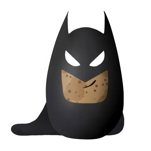 🦇 Стикер «Funny Potato» для Telegram