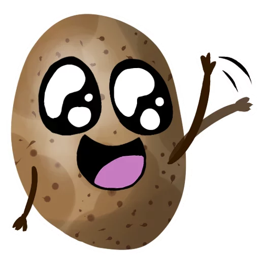 😝 Стикер «Funny Potato» для Telegram