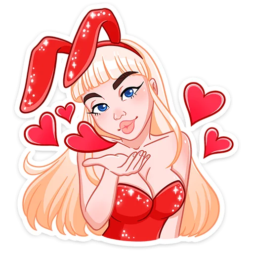 ❤ Стикер «Каталина без надписей» для Telegram