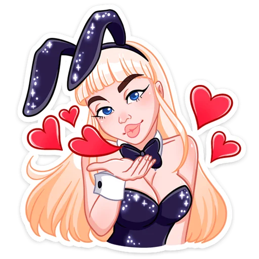 ❤ Стикер «Каталина без надписей» для Telegram