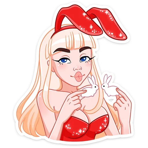 😘 Стикер «Каталина без надписей» для Telegram