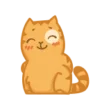 ☺️ Эмодзи «😌 Кот Персик» для Telegram