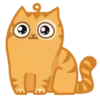 🥺 Эмодзи «😌 Кот Персик» для Telegram