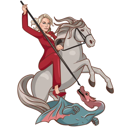 Стикерпак Katya Gordon для Telegram — скачать