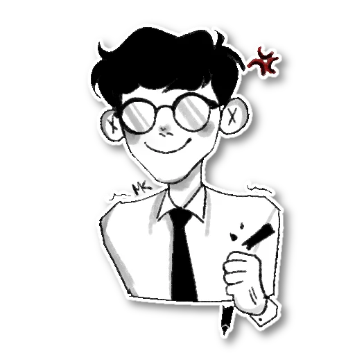 🙂 Стикер «офисные стиляги [.katowski]» для Telegram
