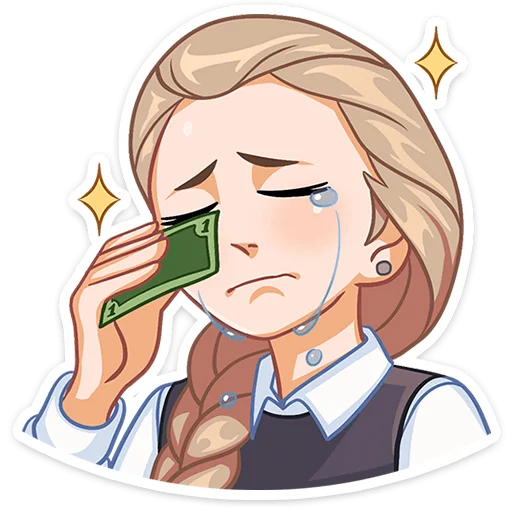 😌 Стикер «Катя (зайчик) без надписей» для Telegram