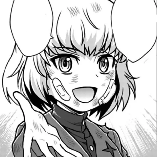 👋 Стикер «Katyusha ("Girls und Panzer")» для Telegram