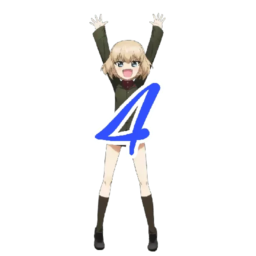 Стикерпак Katyusha ("Girls und Panzer") part 4 для Telegram — скачать