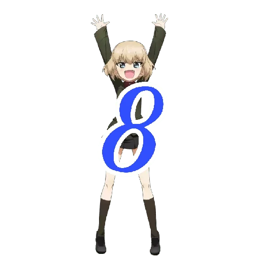 Стикерпак Katyusha ("Girls und Panzer") part 8 для Telegram — скачать