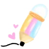 ✏️ Эмодзи «kawaii crayon» для Telegram