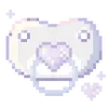 🤍 Эмодзи «૮ ˆˆ ა» для Telegram