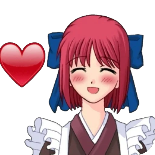 ❤ Стикер «Tsukihime Melty Blood» для Telegram