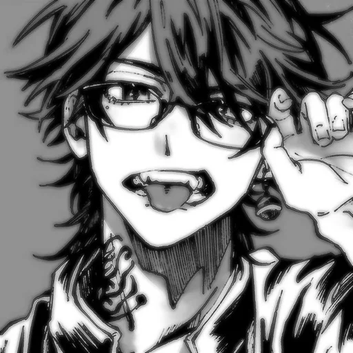 🍃 Стикер «Kazutora Hanemiya» для Telegram