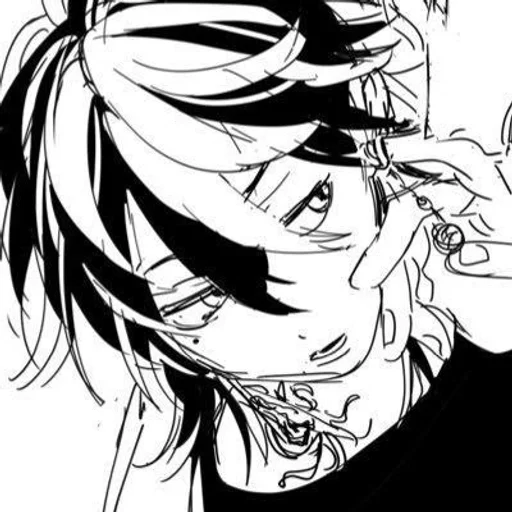 🍃 Стикер «Kazutora Hanemiya» для Telegram