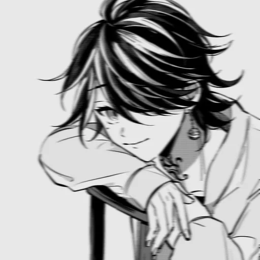 🍃 Стикер «Kazutora Hanemiya» для Telegram