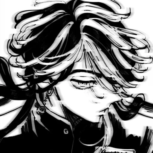 🍃 Стикер «Kazutora Hanemiya» для Telegram