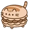 🌟 Эмодзи «Pusheen #food #cute» для Telegram
