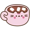 🤩 Эмодзи «Pusheen #food #cute» для Telegram