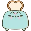 🤩 Эмодзи «Pusheen #food #cute» для Telegram