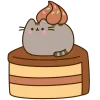 🤩 Эмодзи «Pusheen #food #cute» для Telegram