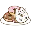 🌟 Эмодзи «Pusheen #food #cute» для Telegram