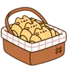 🌟 Эмодзи «Pusheen #food #cute» для Telegram