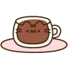 🤩 Эмодзи «Pusheen #food #cute» для Telegram