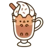 🤩 Эмодзи «Pusheen #food #cute» для Telegram