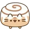 🤩 Эмодзи «Pusheen #food #cute» для Telegram