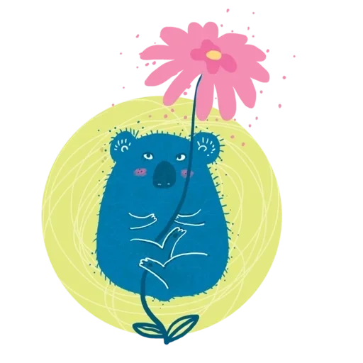 Стикерпак Keep calm like Koala для Telegram — скачать