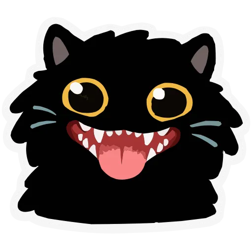 👹 Эмодзи «Набор эмоджи с котиком Кефиром из ВК в качестве» для Telegram