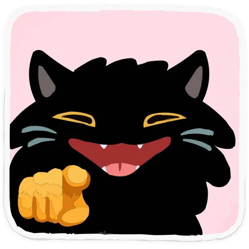 🫵 Эмодзи «Набор эмоджи с котиком Кефиром из ВК в качестве» для Telegram