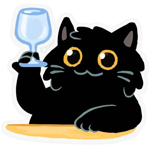 🍷 Эмодзи «Набор эмоджи с котиком Кефиром из ВК в качестве» для Telegram