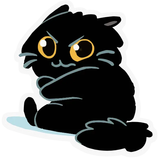 🙄 Эмодзи «Набор эмоджи с котиком Кефиром из ВК в качестве» для Telegram