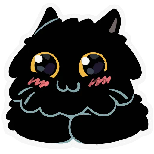 ☺️ Эмодзи «Набор эмоджи с котиком Кефиром из ВК в качестве» для Telegram