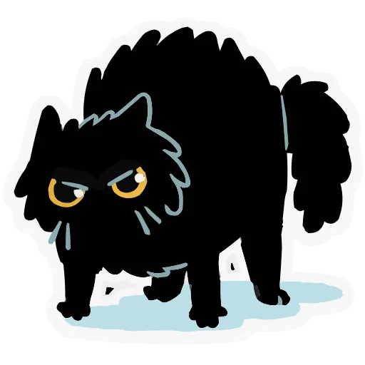 😡 Эмодзи «Набор эмоджи с котиком Кефиром из ВК в качестве» для Telegram