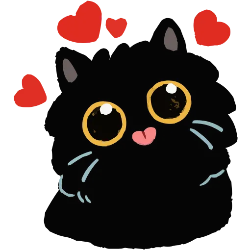 🤩 Эмодзи «Кот Кефир» для Telegram