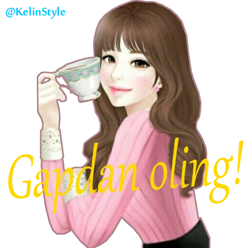 ☺️ Стикер «kelinstyle» для Telegram