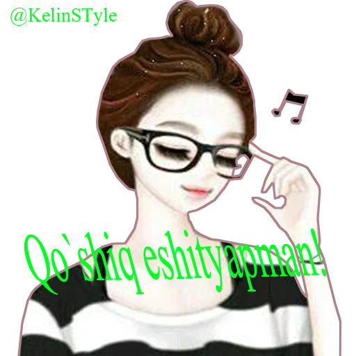 🎵 Стикер «kelinstyle» для Telegram