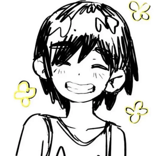 💇 Стикер «Персонажи аниме» для Telegram
