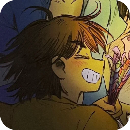 📖 Стикер «Персонажи аниме» для Telegram