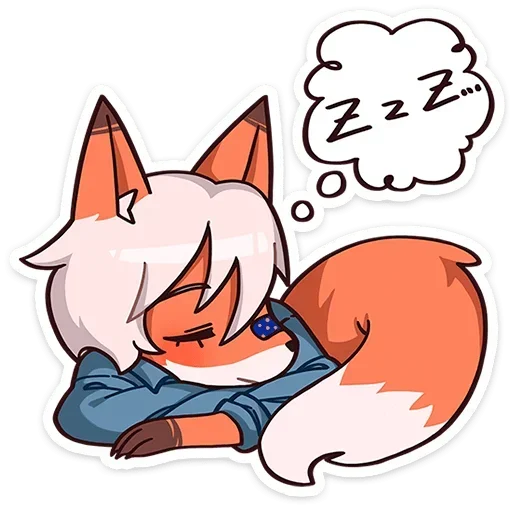 😴 Стикер «Кенн без надписей» для Telegram