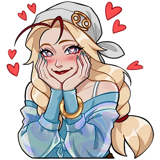 🥰 Стикер «Кэнси Без Текста» для Telegram