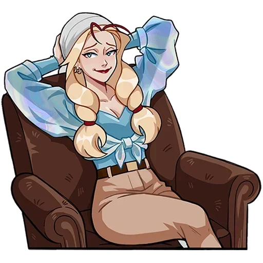 😏 Стикер «Кэнси Без Текста» для Telegram