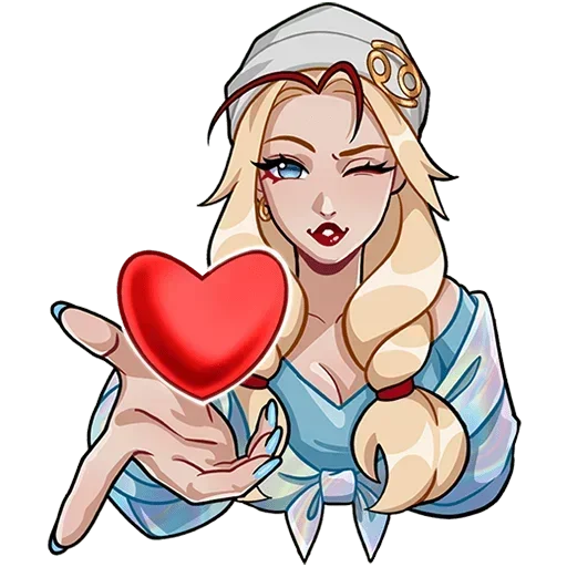 ❤️ Стикер «Кэнси Без Текста» для Telegram