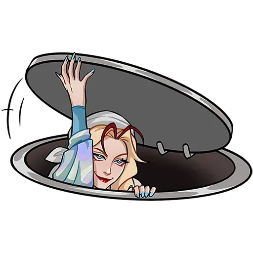 😈 Стикер «Кэнси Без Текста» для Telegram