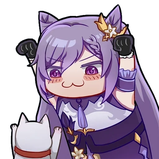 😺 Стикер «Keqing Waifu» для Telegram