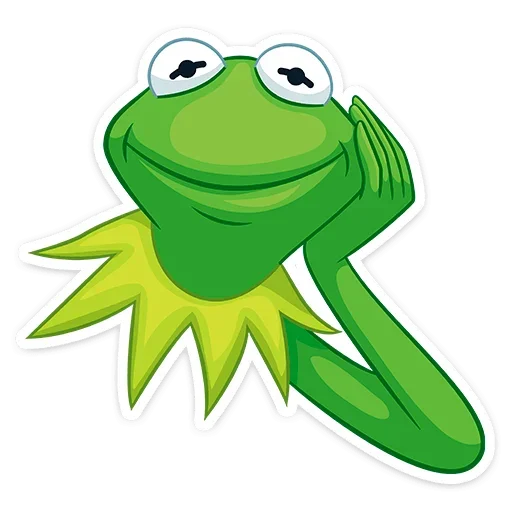 ☺️ Стикер «Кермит» для Telegram