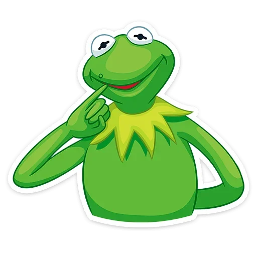 🙂 Стикер «Кермит» для Telegram